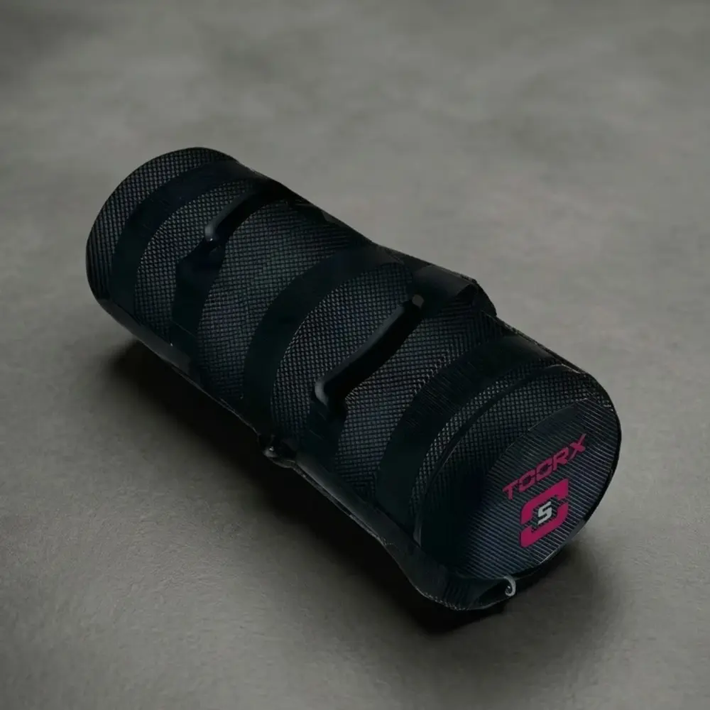 Toorx Professional Powerbag met 6 hendels - 5kg  - Carbon Look Coating