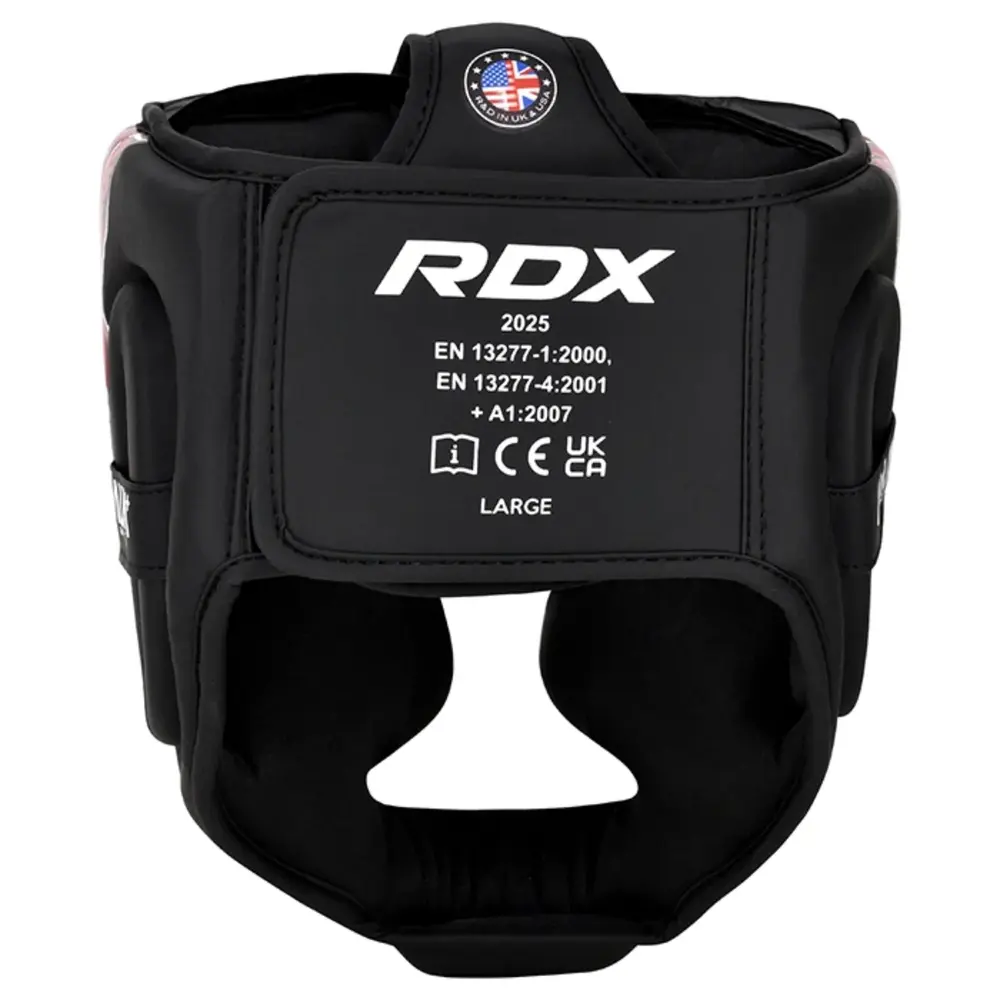 RDX Sports Hoofdbeschermer Aura F17 Zwart Met Rood
