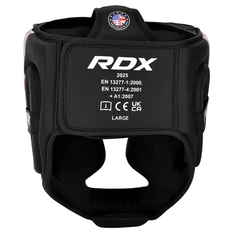 RDX Sports Hoofdbeschermer Aura F17 Zwart Met Rood