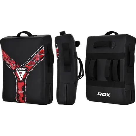RDX Sports Kick Shield Aura F17 Zwart Met Rood