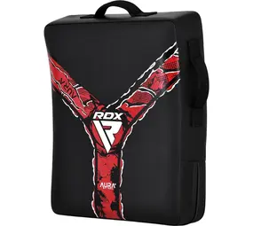 RDX Sports Kick Shield Aura F17 Zwart Met Rood