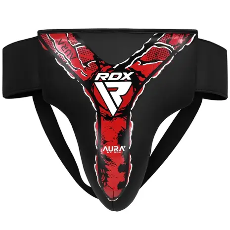 RDX Sports Kruisbeschermer Aura F17 Zwart Met Rood