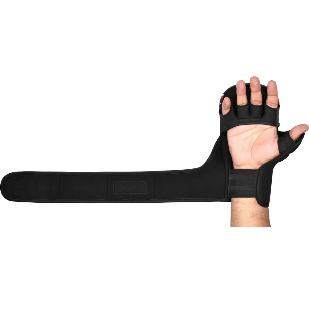 RDX Sports Grappling Gloves Shooter Aura F17 Zwart Met Rood