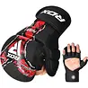 RDX Sports Grappling Gloves Shooter Aura F17 Zwart Met Rood