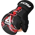 RDX Sports Grappling Gloves Shooter Aura F17 Zwart Met Rood