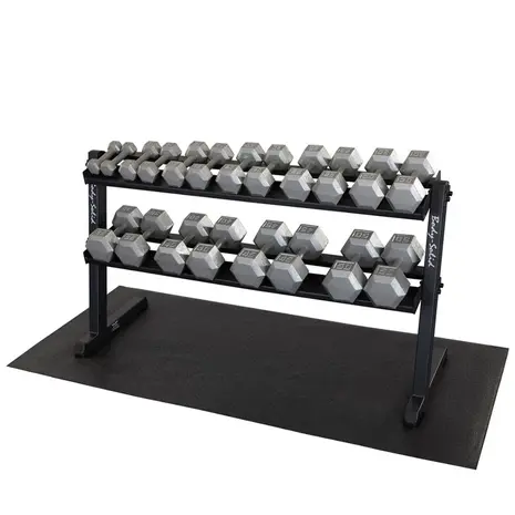 Body-Solid 3-Laags Dumbbellrek met uitbreidbare opslag – GDR60B