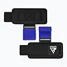 RDX Sports W5 Gel Lifting Hook Straps Met Grip Blauw