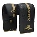 RDX Sports Boxing Bag Mitts F6 Matzwart Met Goud
