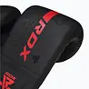 RDX Sports Boxing Bag Mitts F6 Matzwart Met Rood