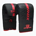 RDX Sports Boxing Bag Mitts F6 Matzwart Met Rood