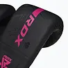 RDX Sports Boxing Bag Mitts F6 Matzwart Met Roze