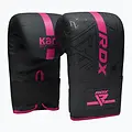 RDX Sports Boxing Bag Mitts F6 Matzwart Met Roze