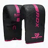 RDX Sports Boxing Bag Mitts F6 Matzwart Met Roze