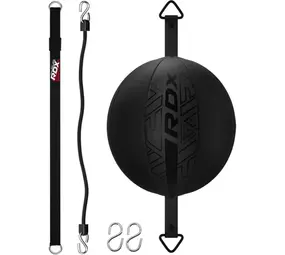 RDX Sports KARA F6 Double End Punching Bag + Touwen + Haken