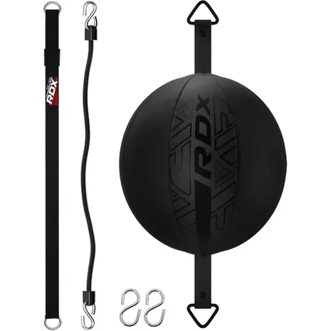 RDX Sports KARA F6 Double End Punching Bag + Touwen + Haken