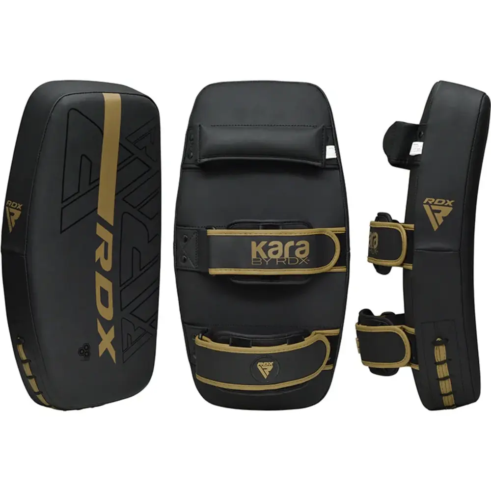 RDX Sports F6 Kara Thai Arm Pad Matzwart Met Goud