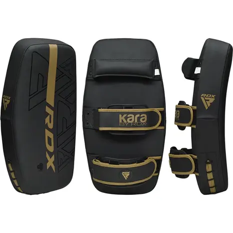 RDX Sports F6 Kara Thai Arm Pad Matzwart Met Goud