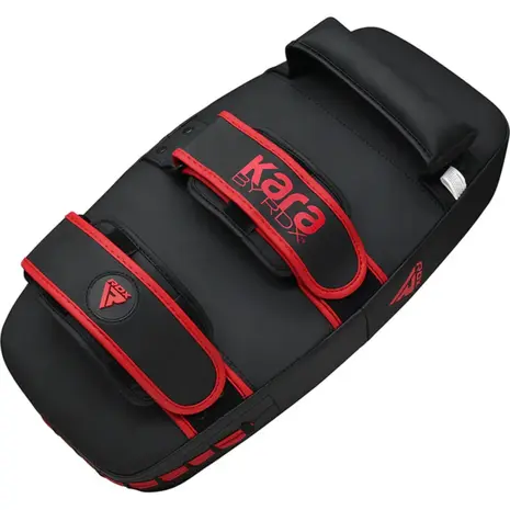 RDX Sports F6 Kara Thai Arm Pad Matzwart Met Rood