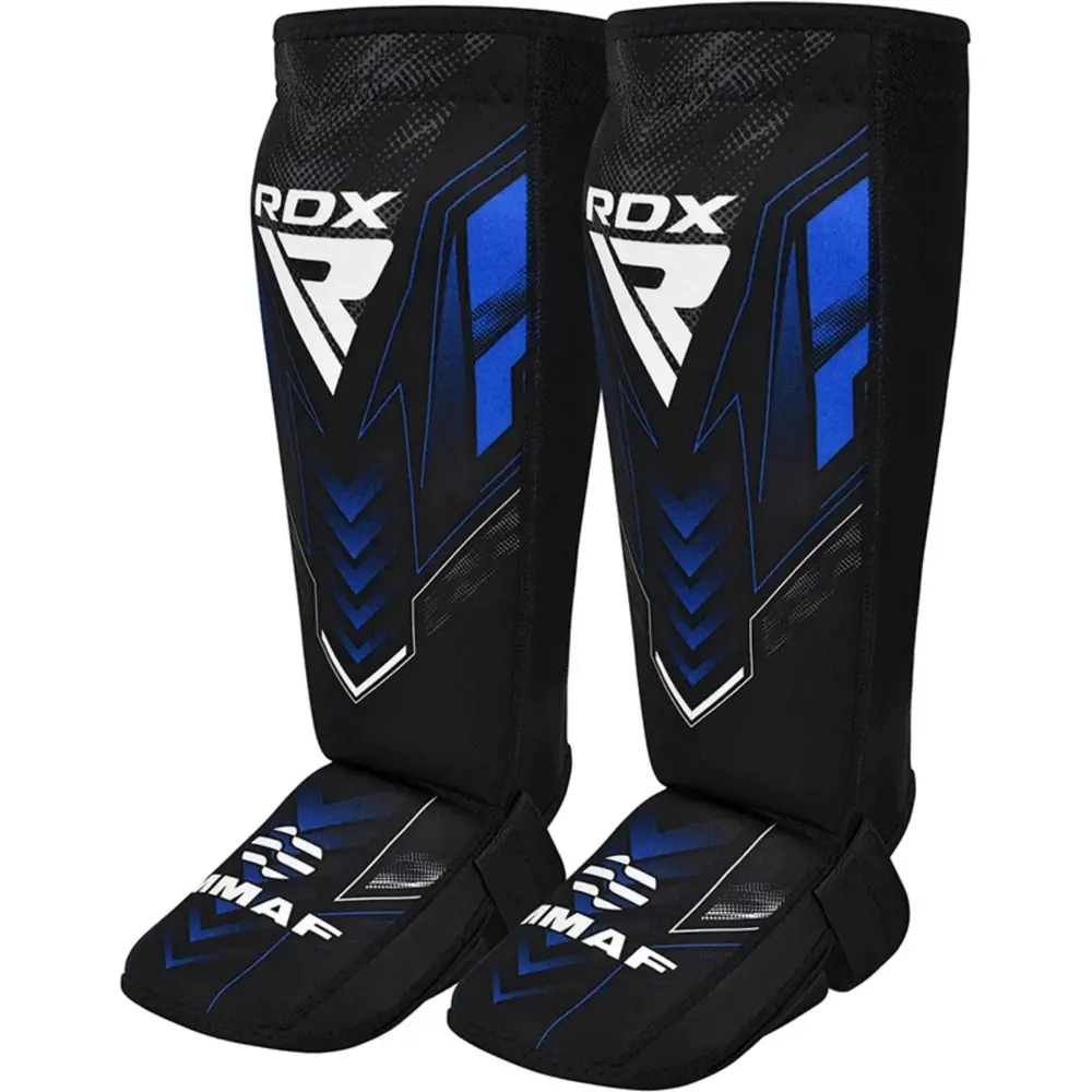 RDX Sports IMMAF Neopreen Scheenbeen-Wreefbeschermers Blauw