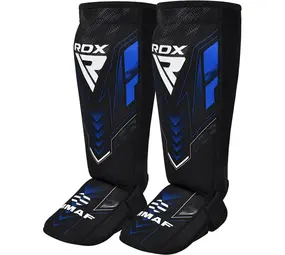 RDX Sports IMMAF Neopreen Scheenbeen-Wreefbeschermers Blauw