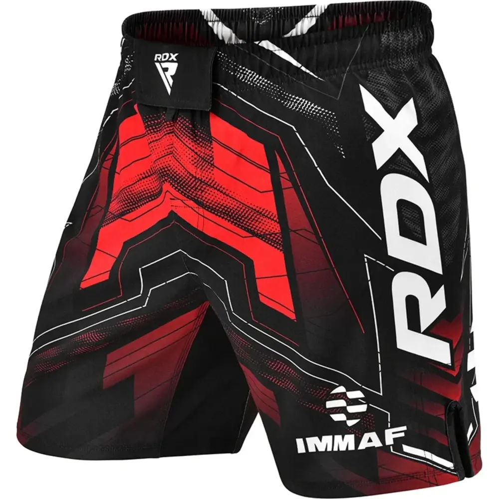 RDX Sports IMMAF MMA Fight & Training Shorts Rood