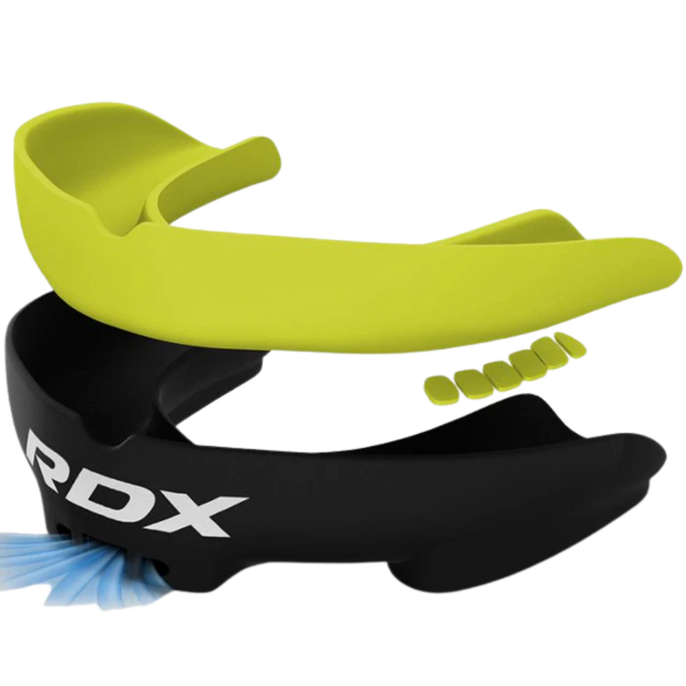 RDX Sports 3w Gebitsbeschermer Zwart en Groen