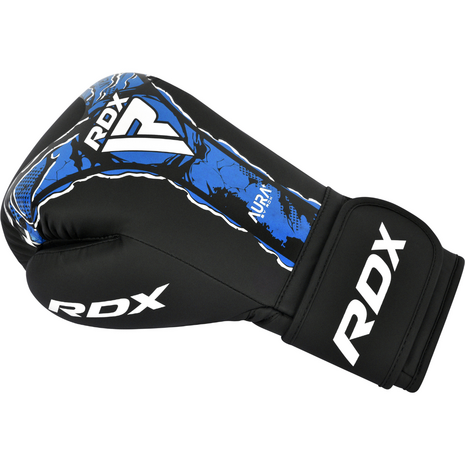 RDX Sports Bokshandschoen Aura F17 Zwart Blauw