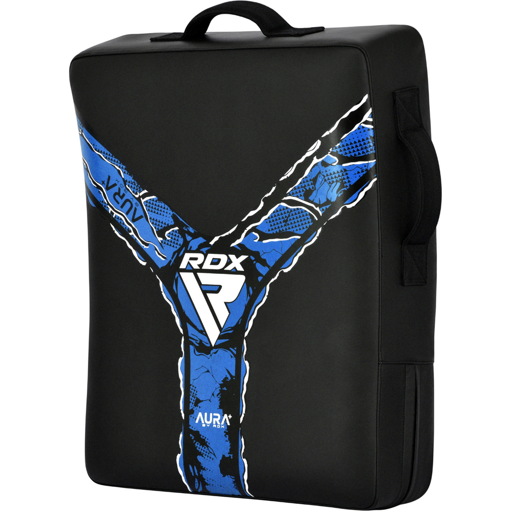 RDX Sports Kick Shield Aura F17 Zwart met Blauw RDX Sports Kick Shield Aura F17 Zwart met Blauw