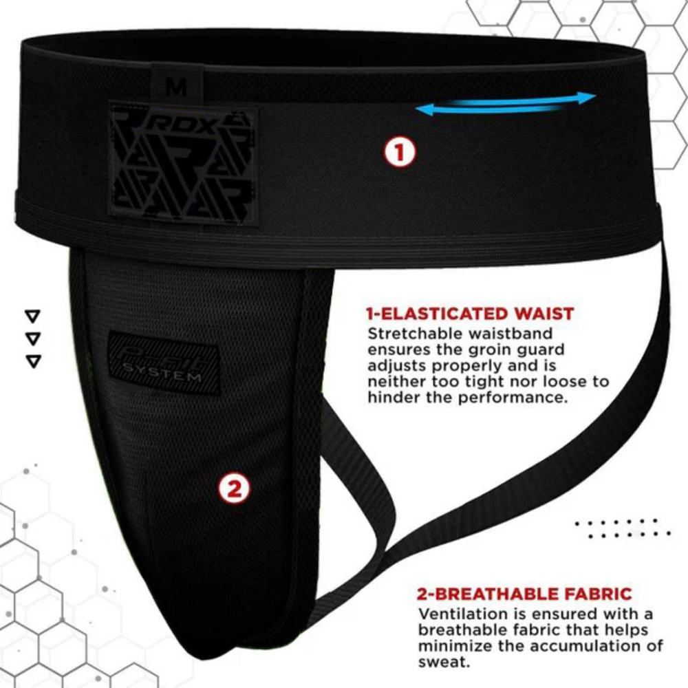 RDX Sports H1 Kruisbeschermer Volledig Zwart RDX Sports H1 Kruisbeschermer Volledig Zwart