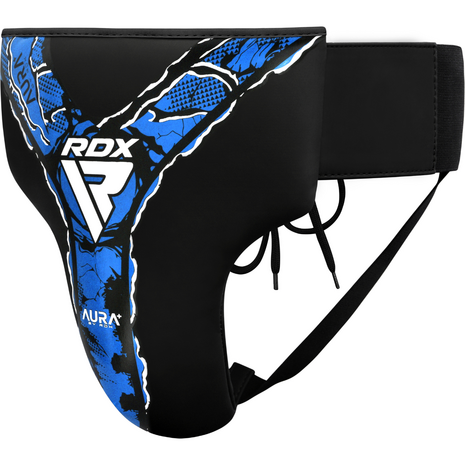 RDX Sports Kruisbeschermer Aura F17 Zwart met Blauw