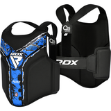 RDX Sports Borstbeschermer Aura F17 Zwart en Blauw RDX Sports Borstbeschermer Aura F17 Zwart en Blauw