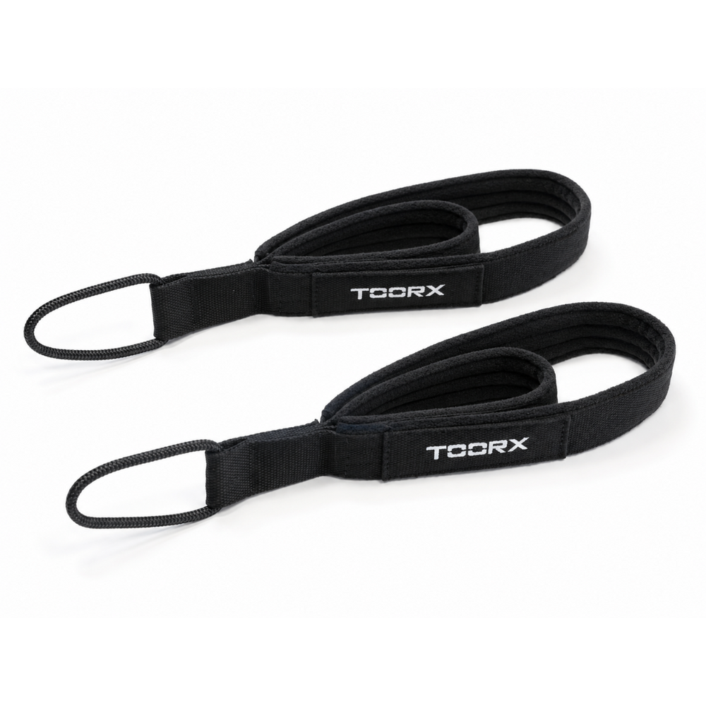 Toorx Fitness 2 verstelbare straps met dubbele lussen Toorx Fitness 2 verstelbare straps met dubbele lussen