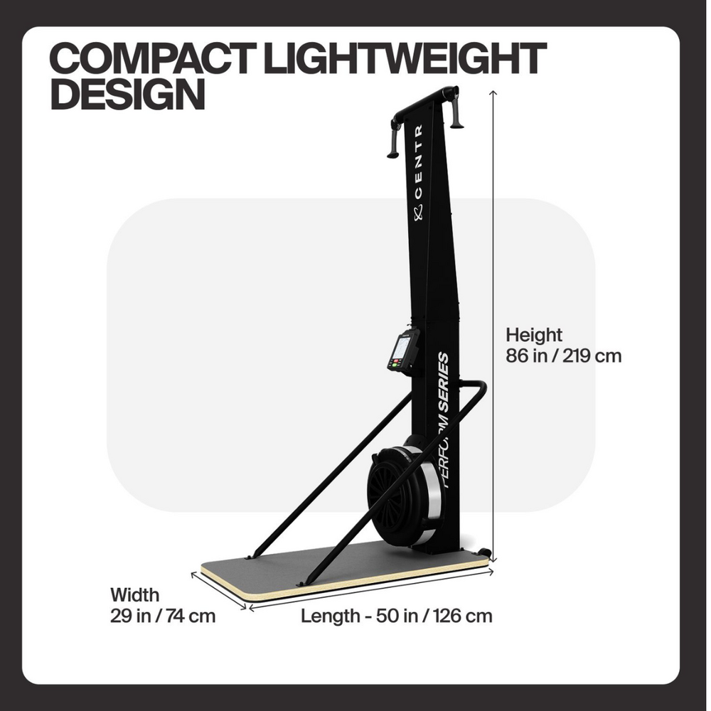 Centr Perform Series Ski Machine With Platform
