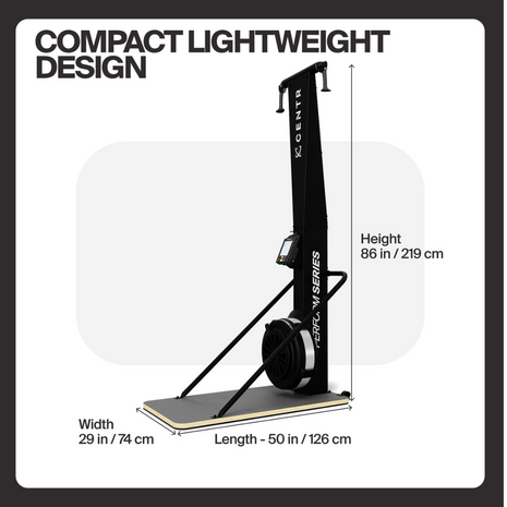 Centr Perform Series Ski Machine With Platform