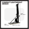 Centr Perform Series Ski Machine With Platform
