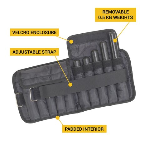 Body-Solid Enkelgewichten 9,07 Kg Paar Body-Solid Enkelgewichten 9,07 Kg Paar