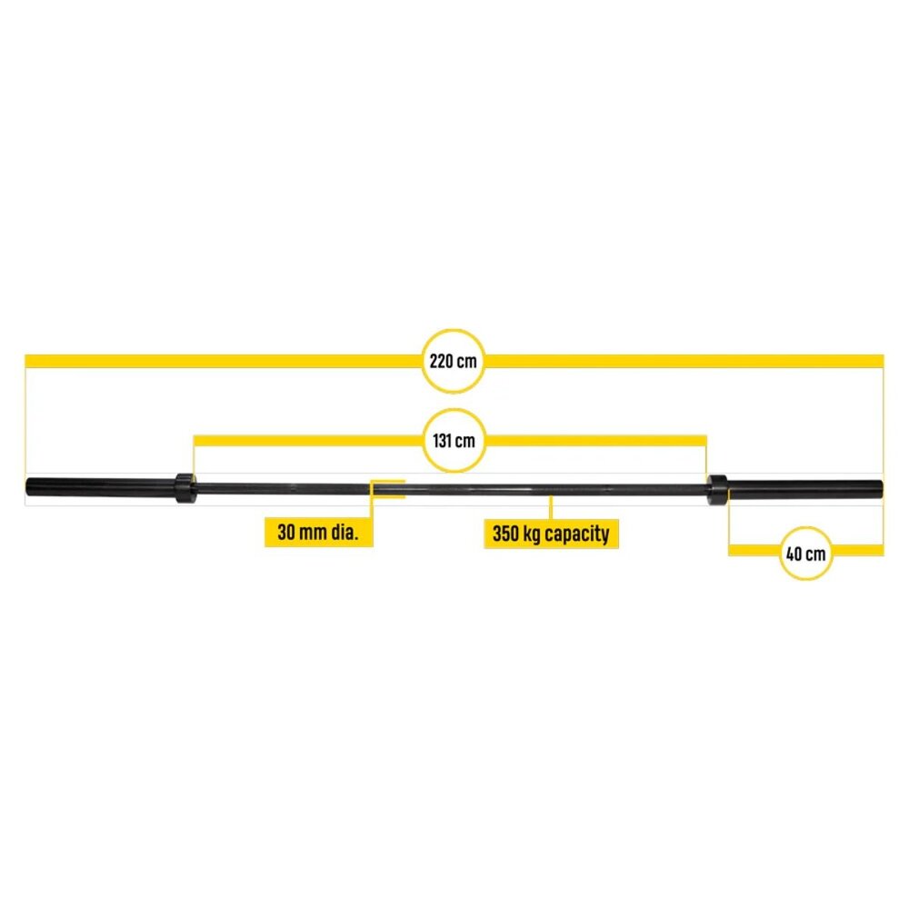 Body-Solid Olympische Halterstang 220 Cm Chroom Body-Solid Olympische Halterstang 220 Cm Chroom