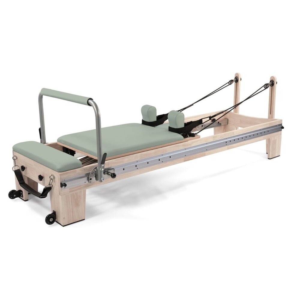 Liveness PTX 5500 Eiken Pilates Reformer Groene Thee Liveness PTX 5500 Eiken Pilates Reformer Groene Thee
