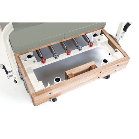 Liveness PTX 500 Beuken Pilates Reformer Groene Thee Liveness PTX 500 Beuken Pilates Reformer Groene Thee