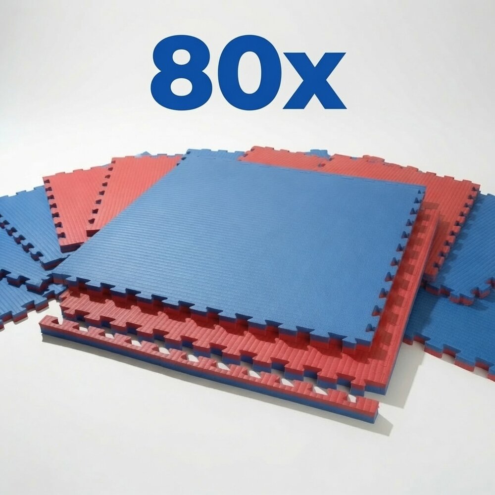 Toorx Fitness TATAMI MAT 100x100x2 cm – Sportvloer 80 stuks