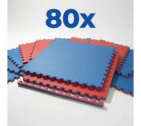 Toorx Fitness TATAMI MAT 100x100x2 cm – Sportvloer 80 stuks