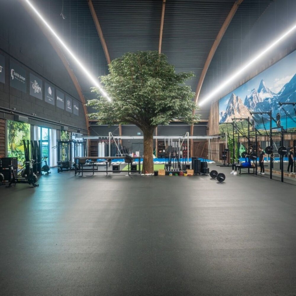 NRG fitness Rubberen Sportvloer 10 m × 1,25 m × 8 mm NRG fitness Rubberen Sportvloer 10 m × 1,25 m × 8 mm