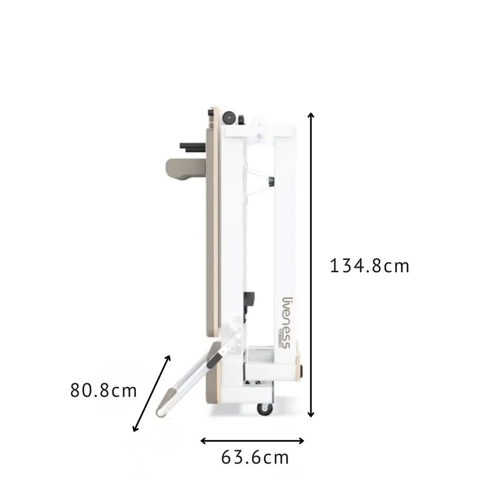 Liveness Inklapbare Aluminum Reformer PTX 7000 Moon & Sand Liveness Inklapbare Aluminum Reformer PTX 7000 Moon & Sand