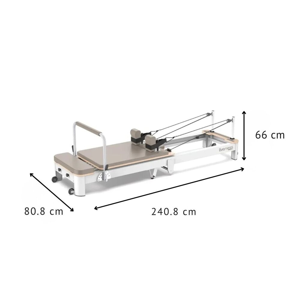 Liveness Inklapbare Aluminum Reformer PTX 7000 Moon & Sand Liveness Inklapbare Aluminum Reformer PTX 7000 Moon & Sand