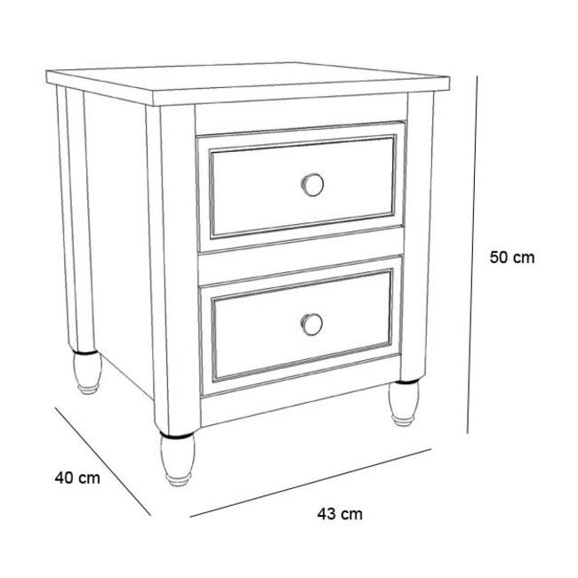 Lilli Furniture Nachtkastje Emma