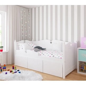 Lilli Furniture Bedbank Emma met 3 grote lades