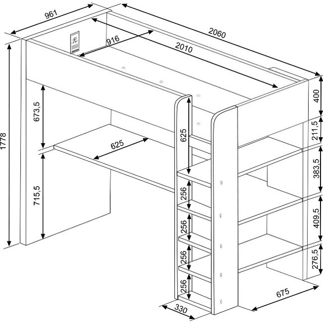 Trasman Jules Hoogslaper Basic - Roze