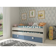 Kajuitbed Jules blauw - 90x200