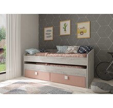 Kajuitbed Jules oud Roze - 90x200