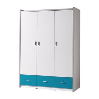 Vipack 3-deurs kledingkast Bonny Turquoise